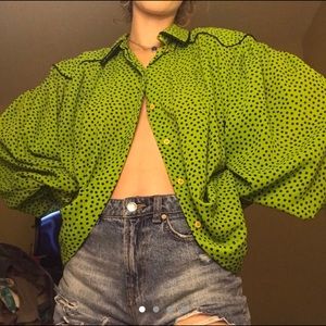 Polka dot blouse